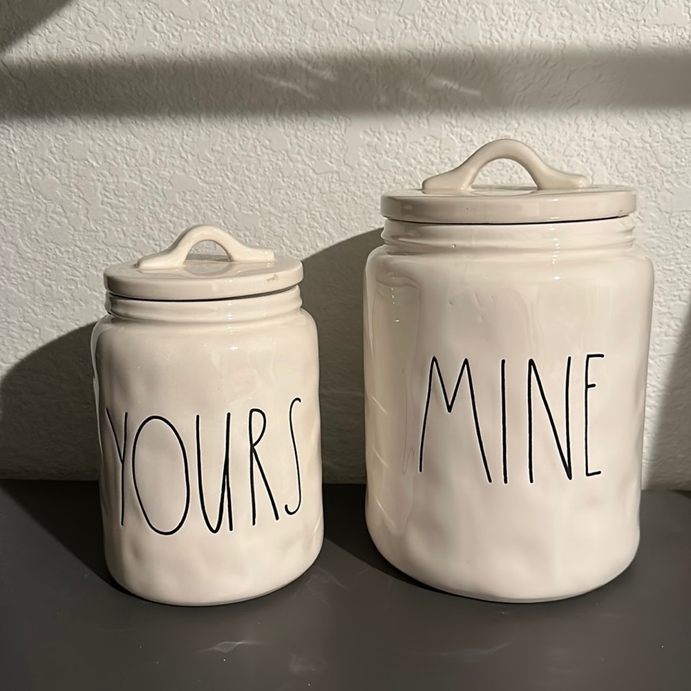 MINE & YOURS Rae Dunn canisters